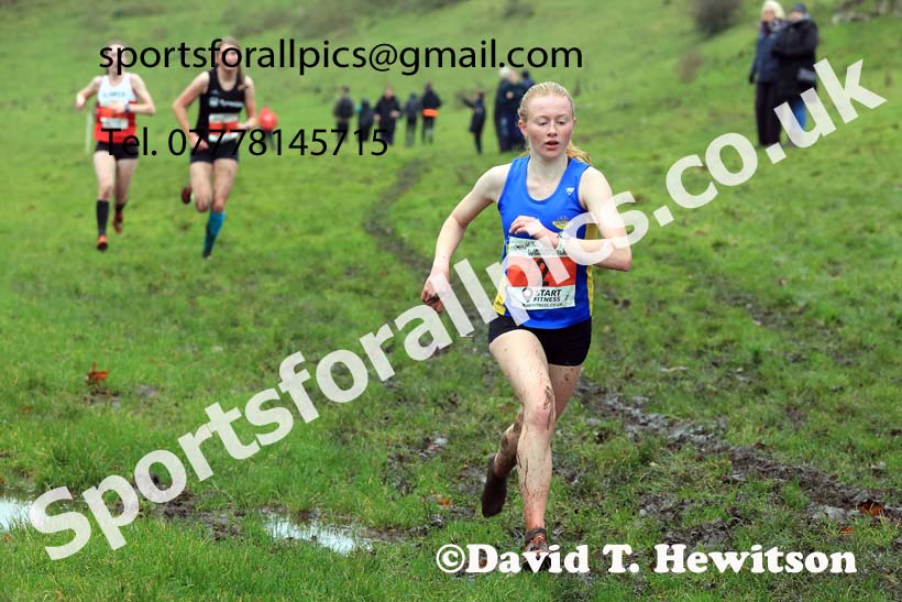 Womens under-17s and under-20s 2023 NECAA Cross Country Relays, Thornley Hall Farm, Peterlee, County Durham. Photo: David T. Hewitson/Sports for All Pics
